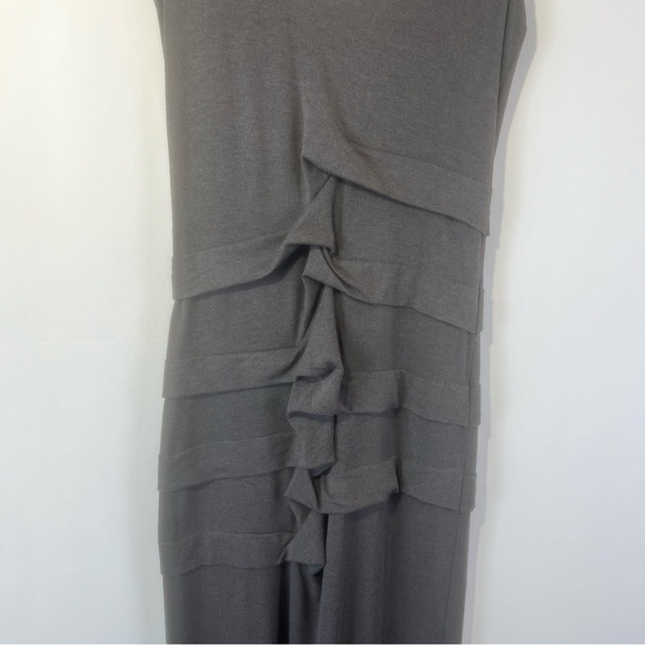 Marste Ruched Dubai ruched bodycon tank top Black Bodycon with Slit 4-6 Gray - Picture 6 of 14